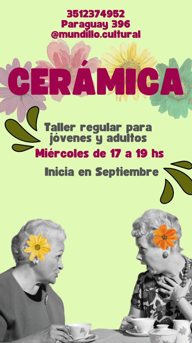 majulflores's tweet photo. El objetivo de este taller es propiciar  un ámbito de conocimiento, aprendizaje, expresión y experimentación a través de la cerámica.
técnicas como: planchas, modelado directo, surullo, pellizco, pastillas.
 Miércoles de 17 a 19 hs. INICIA 4/9
 Paraguay 396. Alto Alberdi. https://t.co/s49eQBU3DW