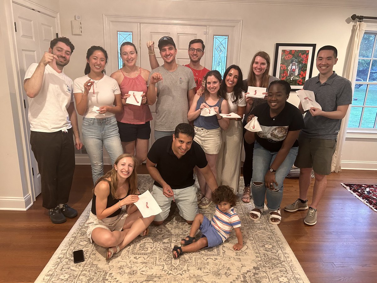 rwjurology's tweet image. Yesterday was our annual bowel party hosted by the incredible @saumyg and family! Thanks for showing us how to perfect our Parker Kerr’s for leak-free urinary diversions (and providing the bonfire for s’mores after!)