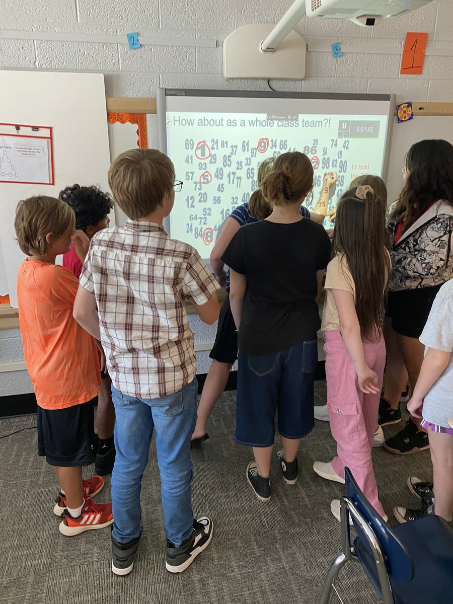 JJacobsSCTeach (@jjacobsscteach) on Twitter photo After finding success with <a href="/saravdwerf/">Sara VanDerWerf</a> 100 Numbers activity last year, I was excited to use it with my new crop of students <a href="/stark_high/">Stark County Junior Senior High School</a> . We even extended it to a larger group to see how teamwork morphs with group size. The conversation, including a ST request to huddle up: 🤯🤩. After finding success with <a href="/saravdwerf/">Sara VanDerWerf</a> 100 Numbers activity last year, I was excited to use it with my new crop of students <a href="/stark_high/">Stark County Junior Senior High School</a> . We even extended it to a larger group to see how teamwork morphs with group size. The conversation, including a ST request to huddle up: 🤯🤩.