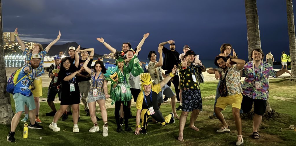 RexProfessor's tweet image. Thank you @Pokemon for offering my brother and I tickets to the 2024 WCS here in Honolulu Hawaii 🌺
When surrounded by this many friends I could feel my Z-Move power was off the charts 💫💫
THANK YOU ALL FOR MAKING THIS WEEK UNFORGETTABLE
#FreeAccess (more pix to come)