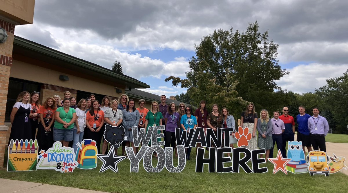 stevekeskes's tweet photo. "What a fantastic first day of school at Stockbridge Community Schools! We're thrilled to welcome back our students and parents, and launch our new positive attendance initiative, "We Want You Here!" π Let's make this the best year yet! #WeAreStockbridge #WeWantYouHere #1stDay https://t.co/suROderN3x