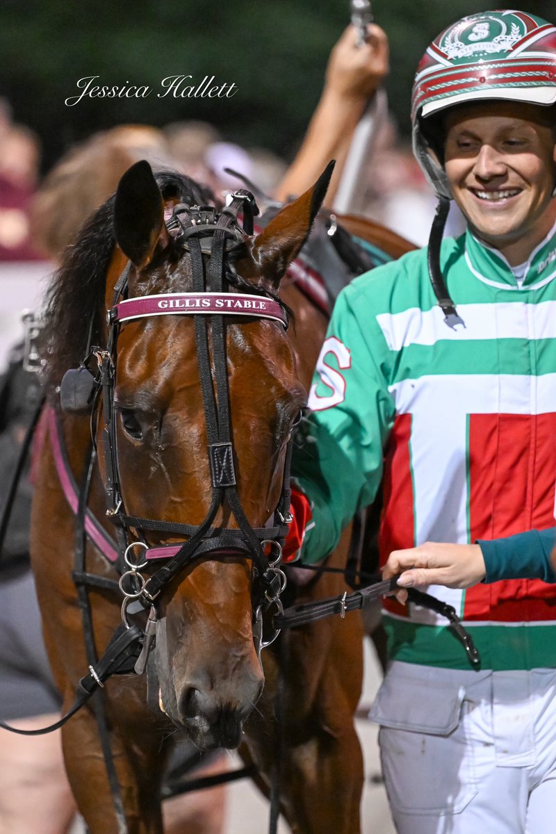 I think the two of them were just having the most fun of anyone with their victory walk down the stretch