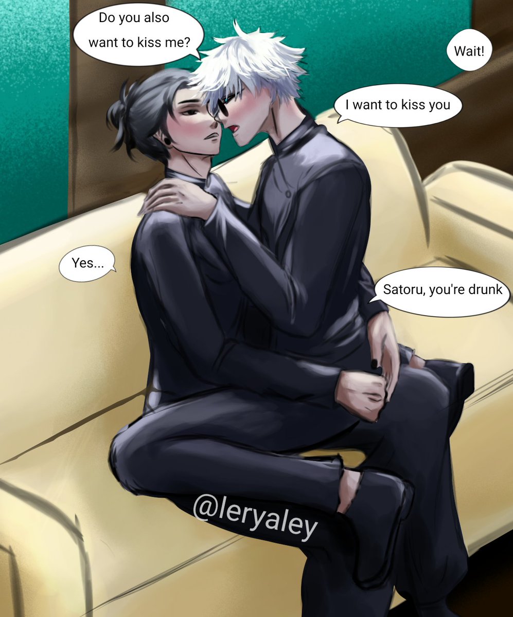 leryaley's tweet photo. ~I want to kiss you
~Satoru, you're drunk

#satosugu #sugusato #goge #stsg #satorugojo #gojosatoru #sugurugeto #getosuguru #suguru
#satoru #geto #gojo #jjk #jujutsukaisen    #yaoi #bl #yaoilovers #satoruxsuguru #suguruxsatoru #gojoxgeto #getoxgojo #fypシviral  #anime #manga https://t.co/DW7VpaFDwu