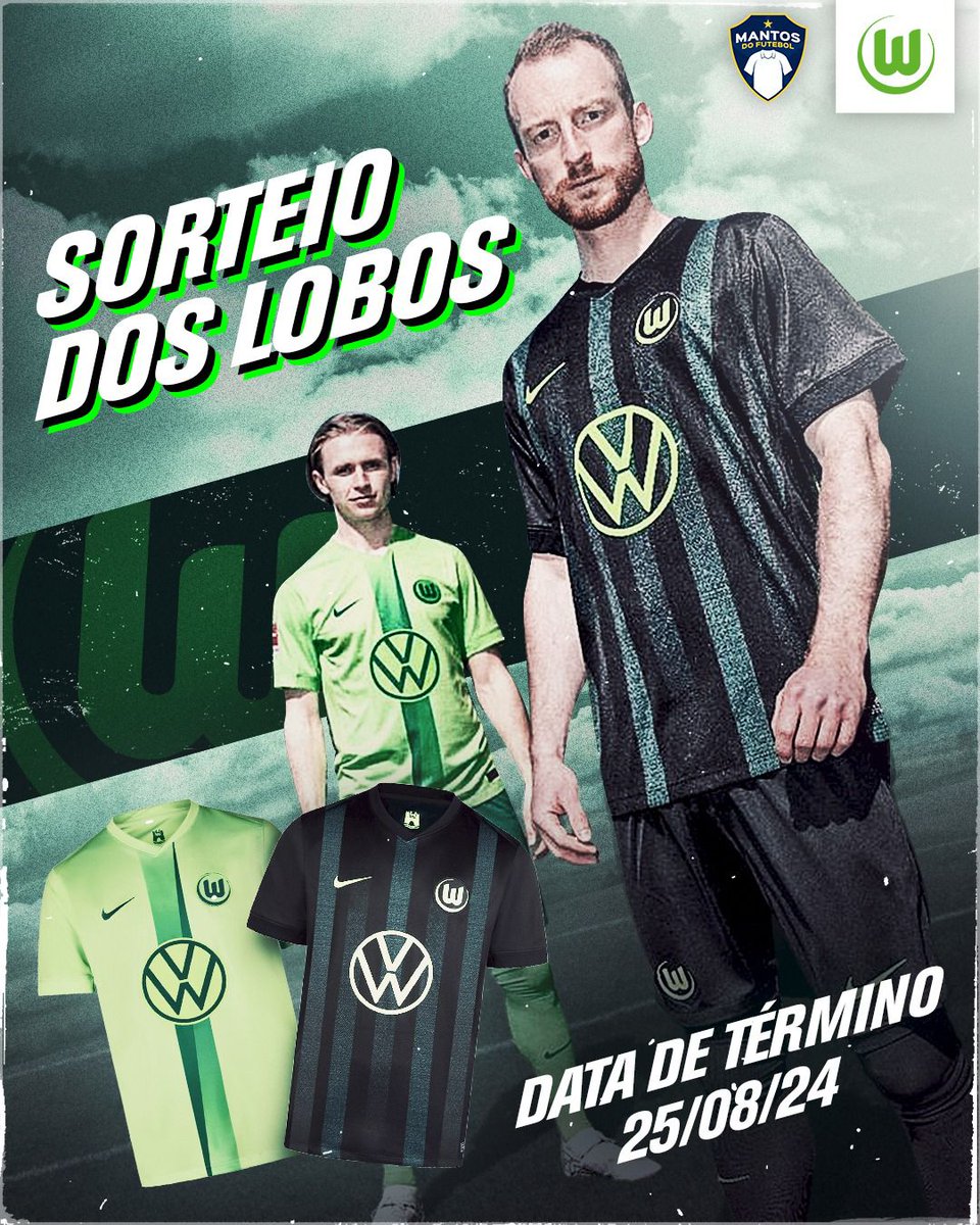 🐺 SORTEIO COM OS LOBOS! 👕

A Bundesliga está prestes a começar e logo na 1ª rodada já tem um jogão entre Wolfsburg  e FC Bayern! Em parceria com os Lobos, vamos sortear UMA camisa OFICIAL do clube alemão, da temporada 2024/25. Participe! ⬇ 

*️⃣ Siga <a href="/mantosdofutebol/">Mantos do Futebol</a> &amp;