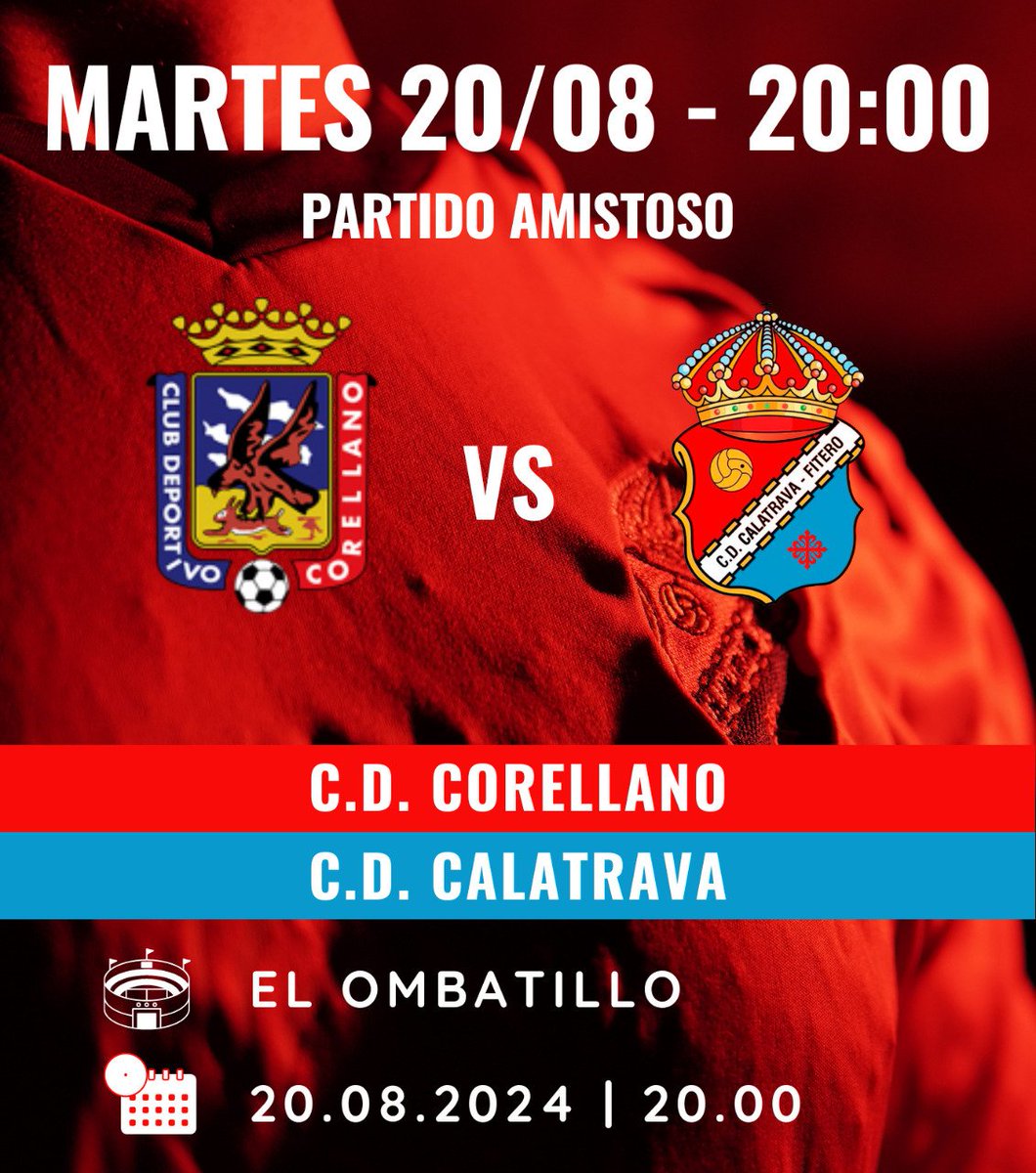 Mañana jugamos contra el <a href="/CD_Corellano/">CD Corellano</a> en El Ombatillo a las 20:00 el tercer partido de la pretemporada. Os esperamos!