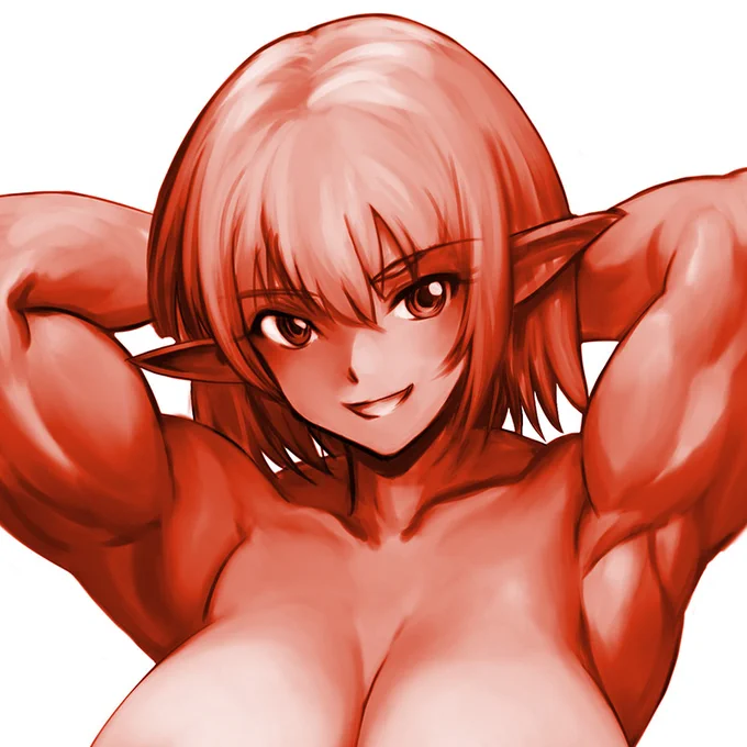 FANBOX用に、うちのウィザードリィのエルフ忍者ちゃん、シヴァを描き描き。描く度になんか顔立ちの雰囲気が違うかなぁ…というのはまだしも。色々な意味でどんどん規格外になっていくのは、いかがしたモノか 