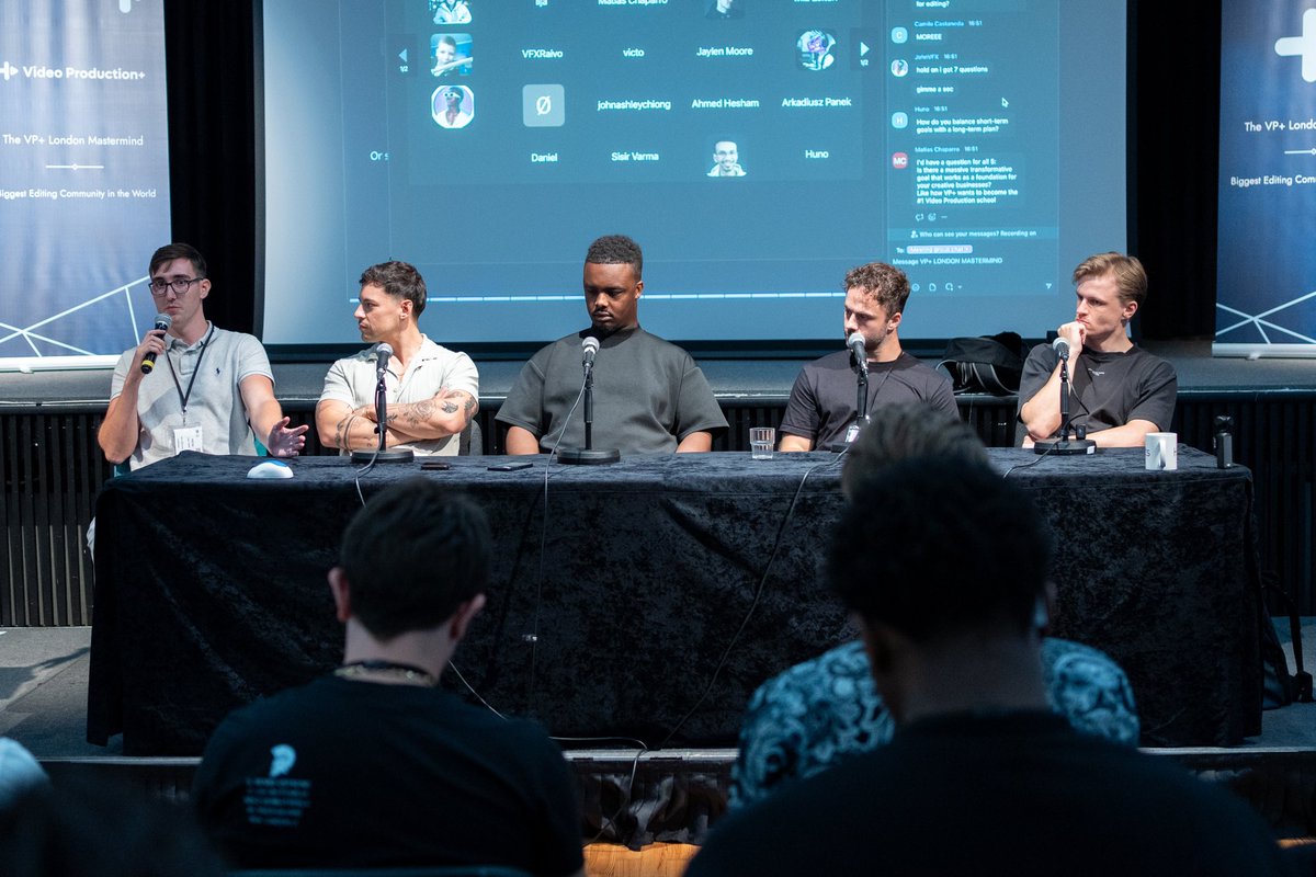 Shot for <a href="/VidProPlus/">Video Production+</a> at their first live event. Great panel of guest speakers and lots of valuable takeaways. Roll on the next one!

Thanks for having me <a href="/ItsJackCole/">Jack Cole</a> and <a href="/Camicees/">Camilo Castañeda | Ad Creatives for Ecom</a>