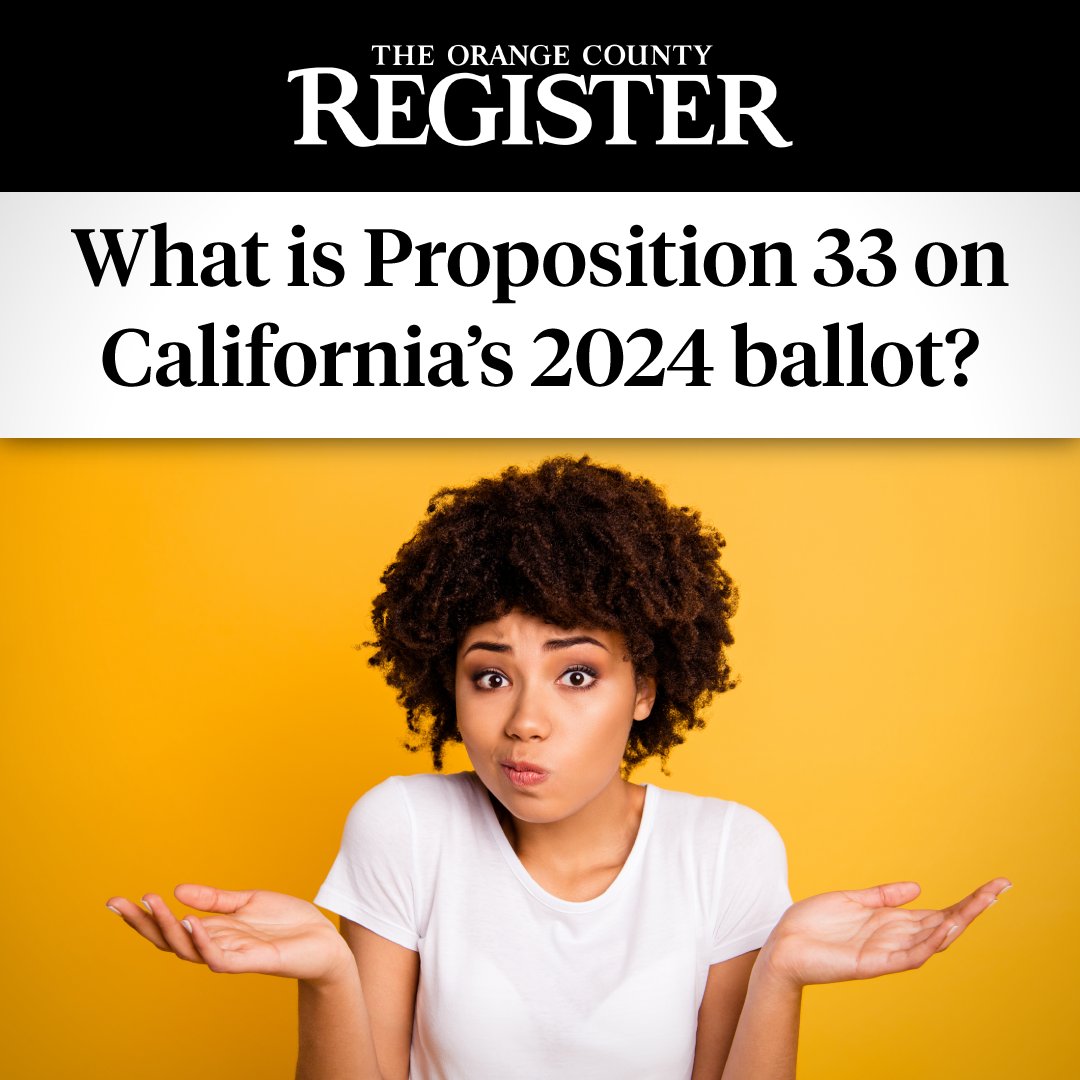 No on Prop 33 tweet media