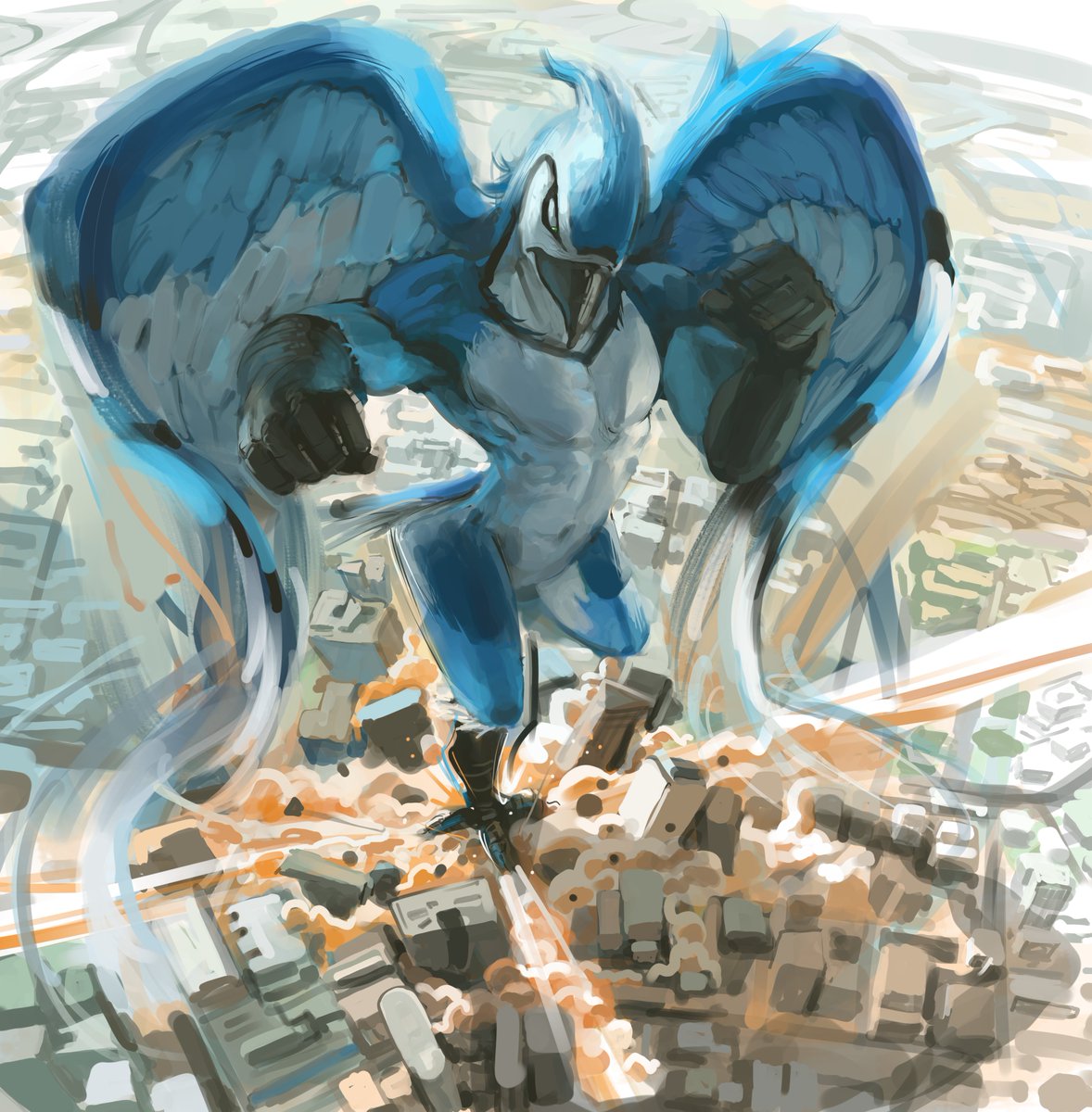 Wes Bird (@bigbluewes) on Twitter photo Most cities are so dense it's hard to find a good place to land. Sometimes you just have to make your own!
🖼 by <a href="/blackstmanamlts/">The Blackest Man in the Multiverse 🔞</a> Most cities are so dense it's hard to find a good place to land. Sometimes you just have to make your own!
🖼 by <a href="/blackstmanamlts/">The Blackest Man in the Multiverse 🔞</a>
