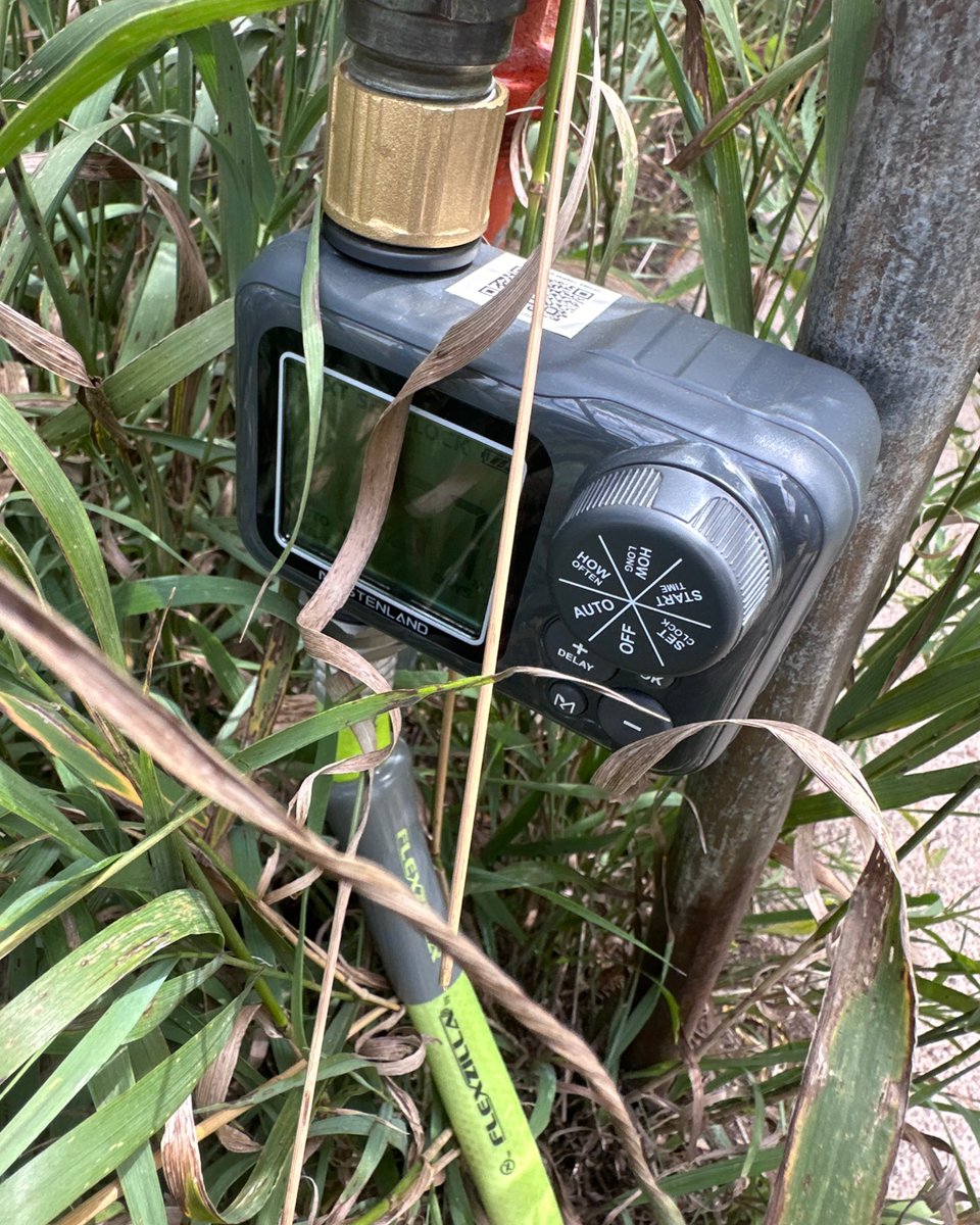 FemaleRancher's tweet photo. Have you seen this nifty gadget? 🤩 You can program it to run water every 15 minutes or at different times. It's perfect for keeping fresh water for your farm animals! 💧🐓🐴 #FarmLife #TechOnTheFarm #GadgetGoals #FreshWater #FarmHacks #AnimalCare #FarmFun https://t.co/TIHdZi8bX9