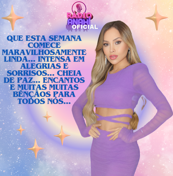 RadioAnahiOfc's tweet photo. Que nossa semana seja abençoada estrelas! 🩷⭐️
@AnahiRodrighero #TeamAny #Constelação #Estrelas https://t.co/jEapYcjrwQ