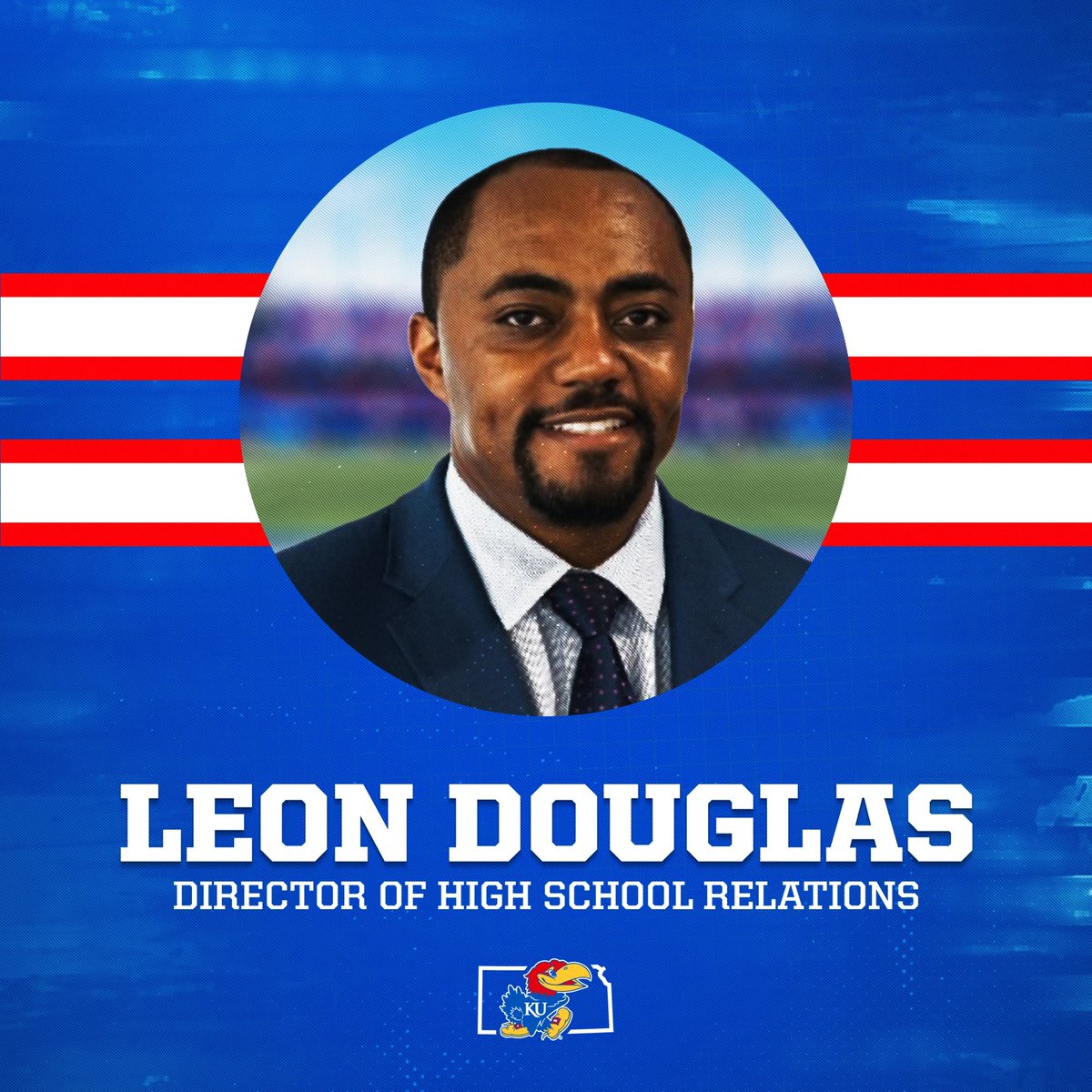 Congrats to my friend Leon Douglas! He joins Lance Leipold’s #KUFBall staff as Director of HS Relations. He led the program at North Kansas City (MO) for the last 13 years, was the Chiefs Eric Driskell Coach of the Year in 2018 and a Royals Coach with Character in 2019 #Jayhawks