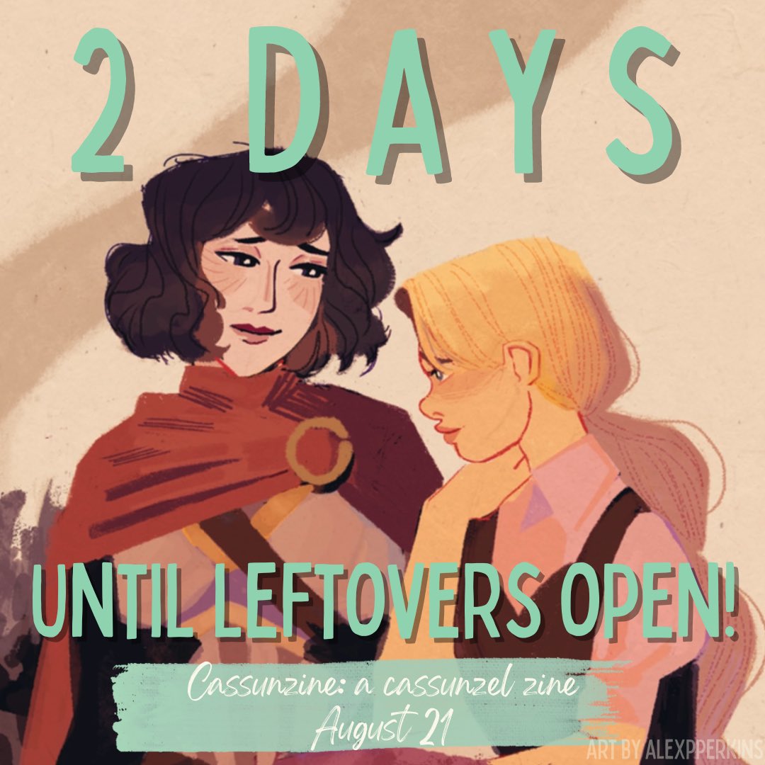 2 DAYS until Leftovers Open! ☀️🌙

art by: <a href="/papyrjam/">alex p ✨</a>