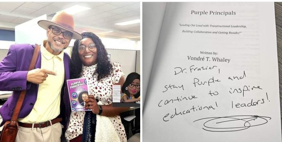 Connections are critically important when it comes to educating incredible kids! #PurplePrincipals