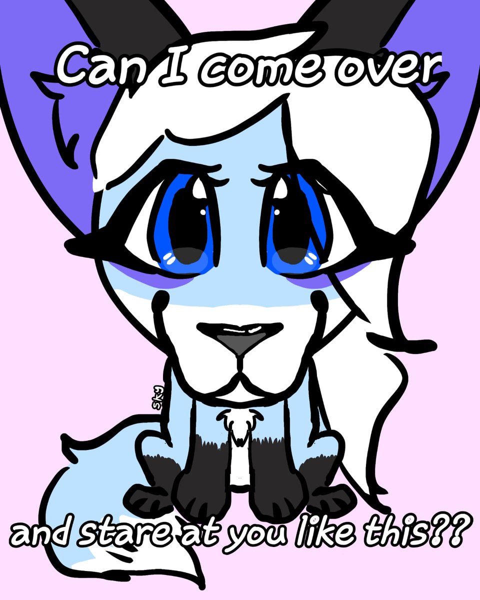 SkyStorm04's tweet photo. Can I??
*
*
*
Tags:
#art #smallartist #furryart #smallaccountlove #furryartist #furryfandom #artistsupport #instagramartist #arttwt #artmeme #stareatyou #bigeyes https://t.co/XVsfYYnwbO