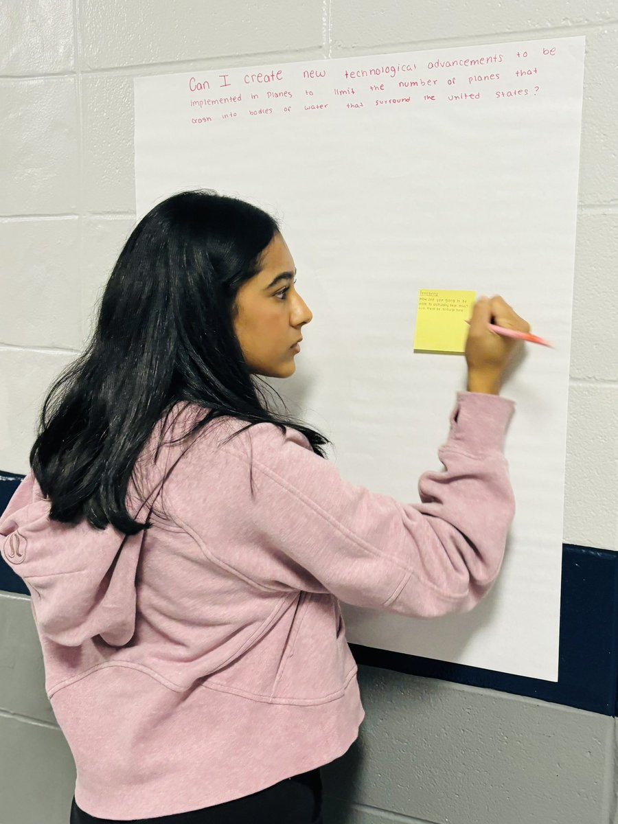 RachelEvans05's tweet photo. Mrs. Galloway’s #APResearch Ss at @BobJonesHigh participated in a Research Question Feedback Gallery Walk & provided feedback on the six criteria for a solid research question. The students’ feedback was relevant & helpful as they continue to hone in on their topic this semester. https://t.co/KvKKSpLNJK