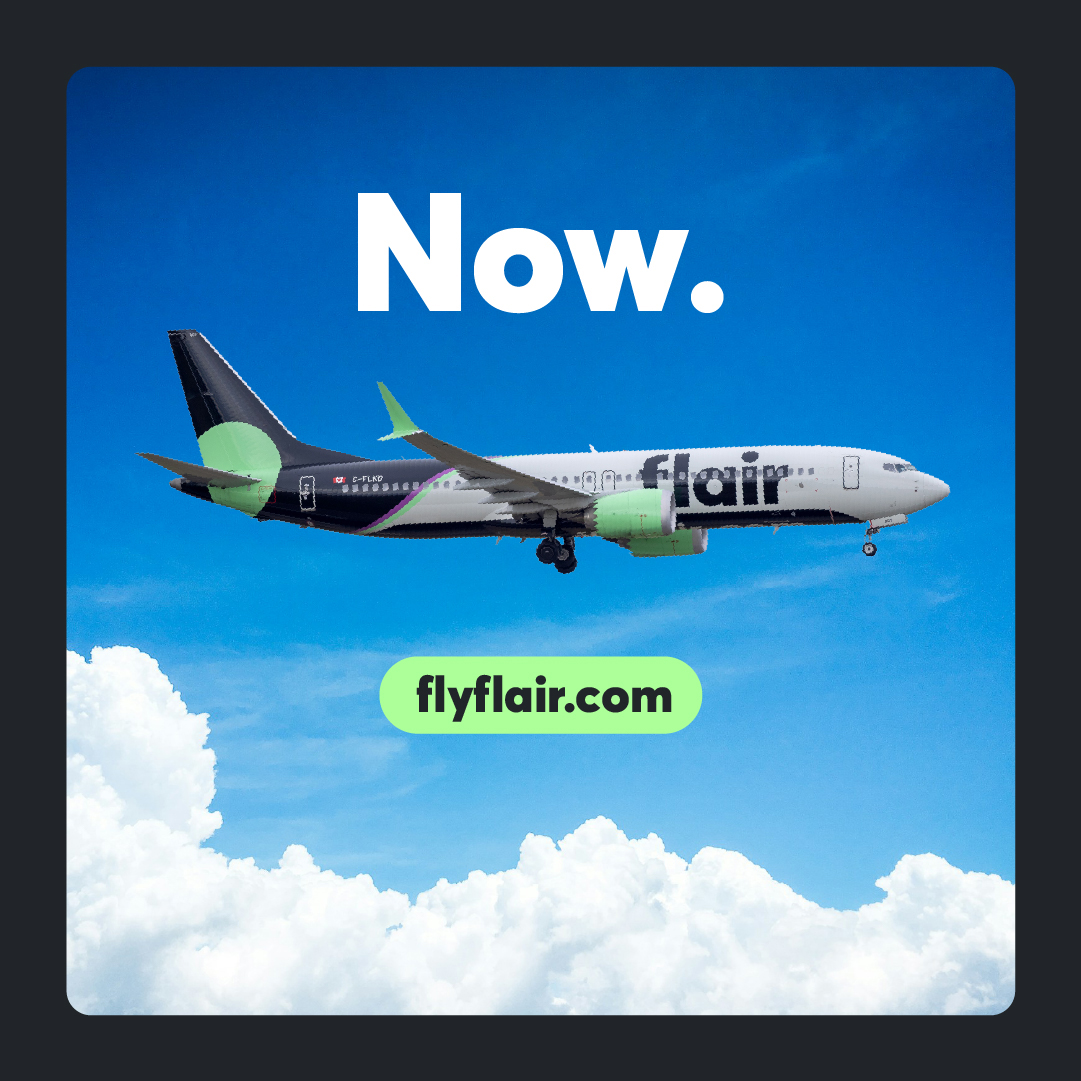 flair airlines tweet media