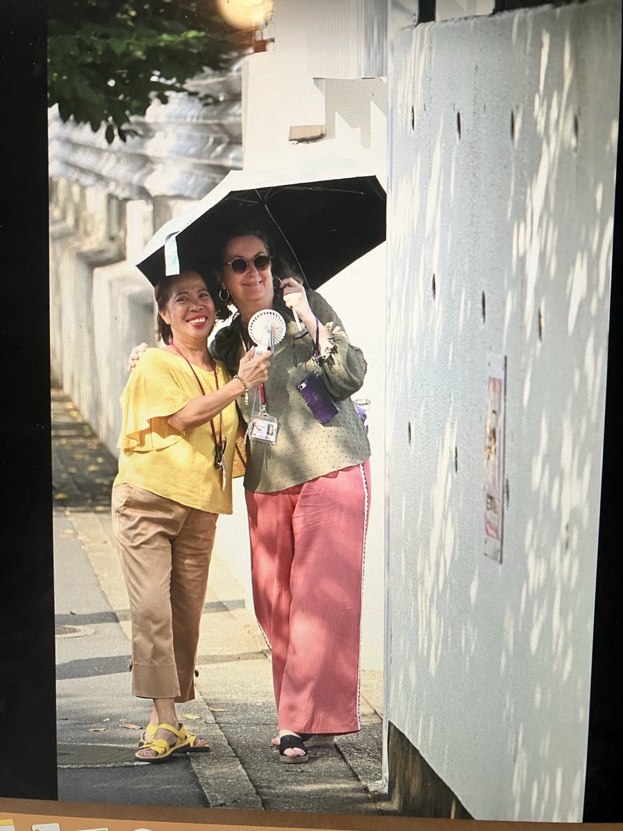 On KG Gate Duty every morning for the past 10 years…. The dream team! Thank you Ms Evelyn!