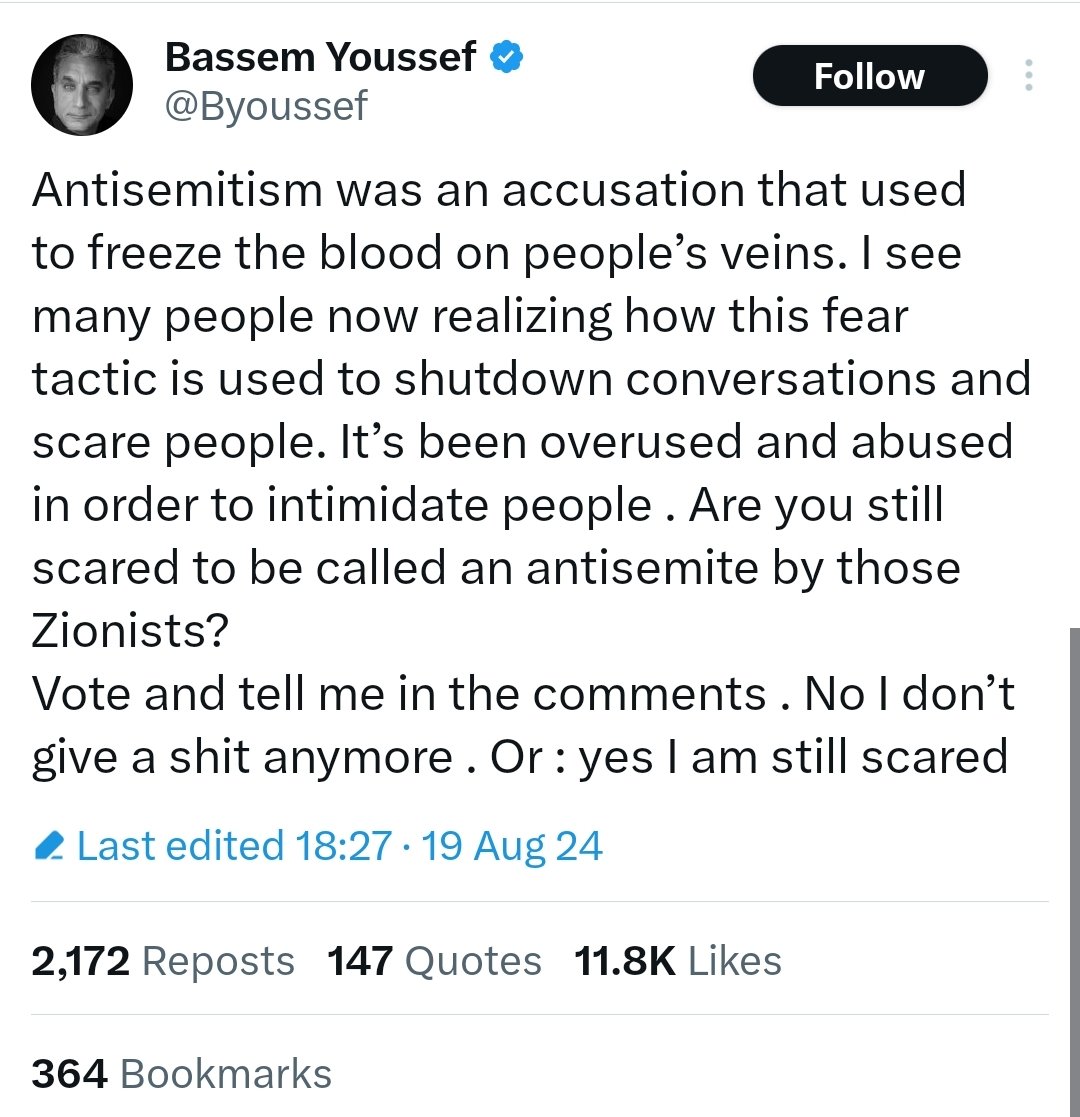 Did X just delete his account after this tweet? @byoussef