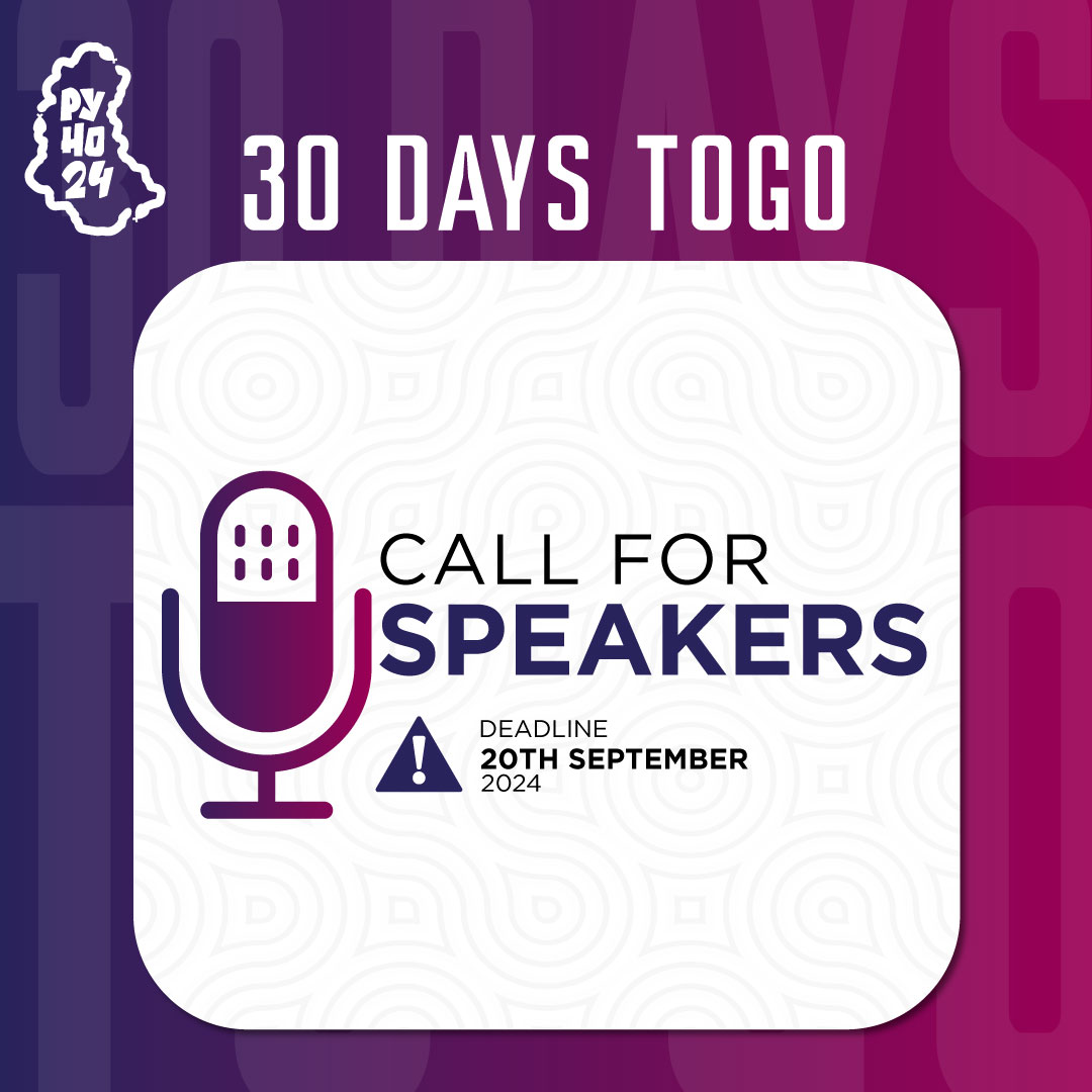 PythonHo's tweet image. The countdown is on, and we're barely 30 days away from closing our CFP.
Details:
September 20th, 2024,
Call for Proposals Closes (11:59 PM GMT)
To Submit a talk, visit:
tinyurl.com/2024pythonho
#PythonHoCommunityConference2024
#PyHo24
#PythonHo