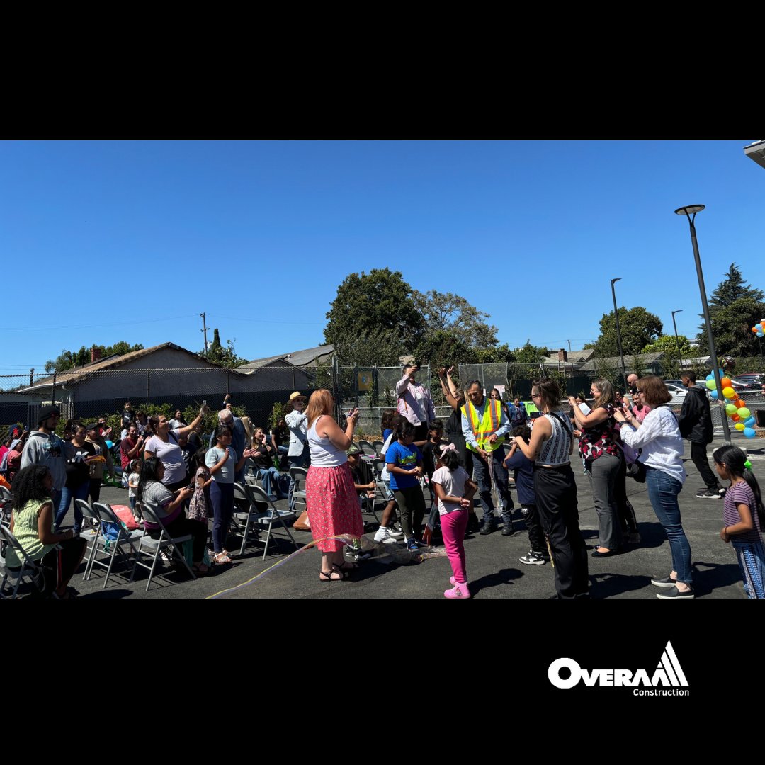 OveraaConstruct's tweet image. Congrats to @EFCPS on the grand opening of the revitalized Achieve Academy in @Oakland! This Overaa / @nollandtam design-build project with Pacific Charter School Development features an all-new 2-story classroom building, Building A modernization, plus new playground space.