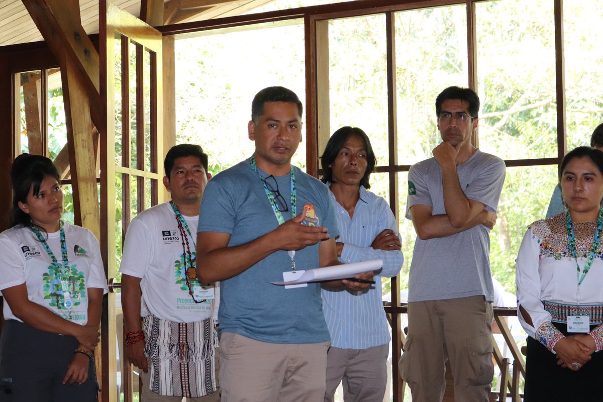 UNESCOperu's tweet image. Los principales temas discutidos fueron la marca de Reservas de Biosfera, Gobernanza Territorial, bioemprendimientos con enfoque de género, preparación de los jovenes en el foro IberoMAB, líneas de investigación y acceso a datos. 📊🌎
#ProyectoAmazonía #ReservasDeBiosfera