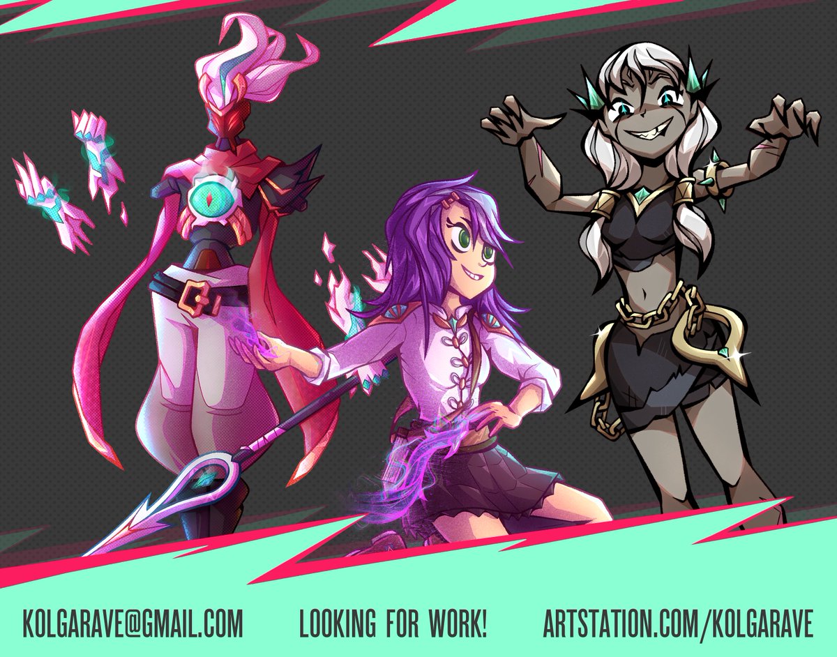 kolgarave's tweet photo. I'm looking for remote work!
I would love to help with character design/ prop/ concept art tasks. I have 4 years of experience in the realm of animation and games. 
Portfolio: https://t.co/Jmw5WW0Df2
Get in touch: kolgarave@gmail.com
#characterdesign #conceptart #openforwork https://t.co/gF8hNIL2Lt