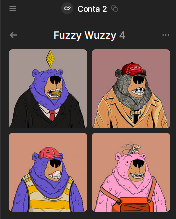 gab_nee's tweet image. just minted my fuzzy wuzzy @luwizzop #FuzzyWuzzy make nfts great again cap btw