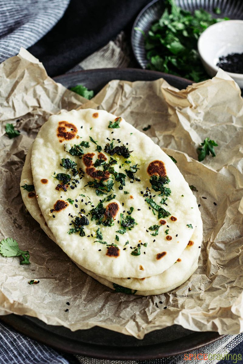Enjoying restaurant-style Garlic Naan Bread at home 👌, thanks to the fail-proof Instant Pot proofing method! Check it out: spicecravings.com/restaurant-sty…