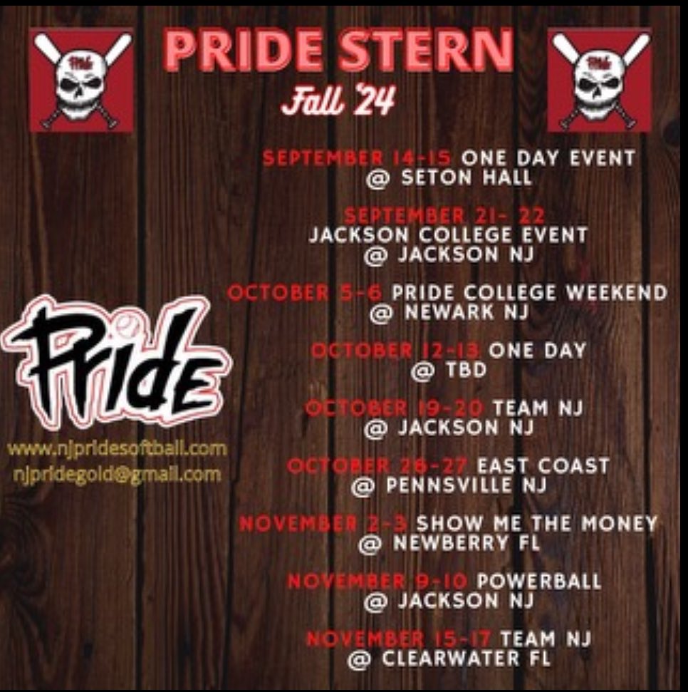 Taylor Heinemann (@theinemann2026) on Twitter photo Super excited to get back on the field with my team! Here is my schedule for the 2024 fall season, come and watch my team and I compete! <a href="/NJPrideGold/">NJ Pride Softball</a> Super excited to get back on the field with my team! Here is my schedule for the 2024 fall season, come and watch my team and I compete! <a href="/NJPrideGold/">NJ Pride Softball</a>