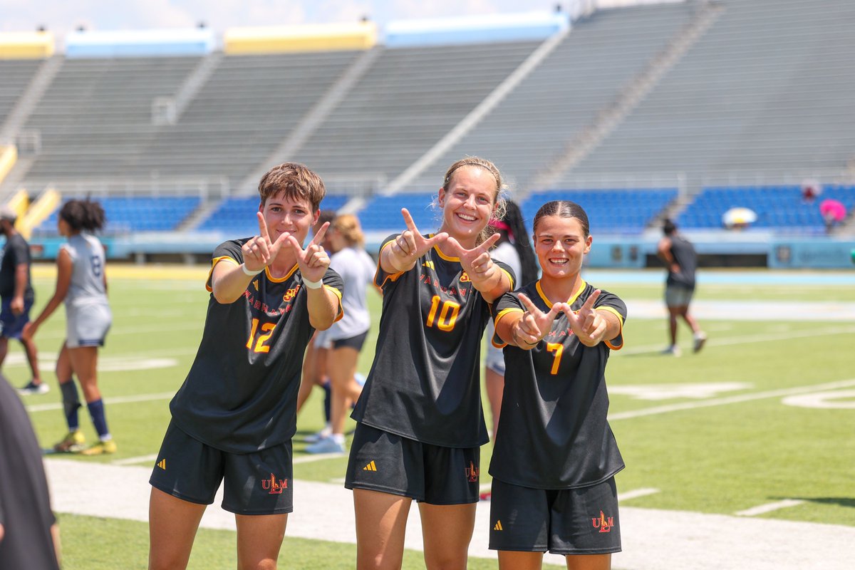 ULM_Soccer's tweet image. Started the week off with a 𝐖🤝