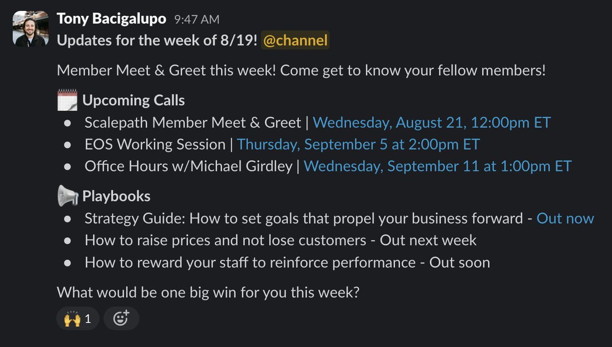 Excited for our Member Meet &amp; Greet this week!