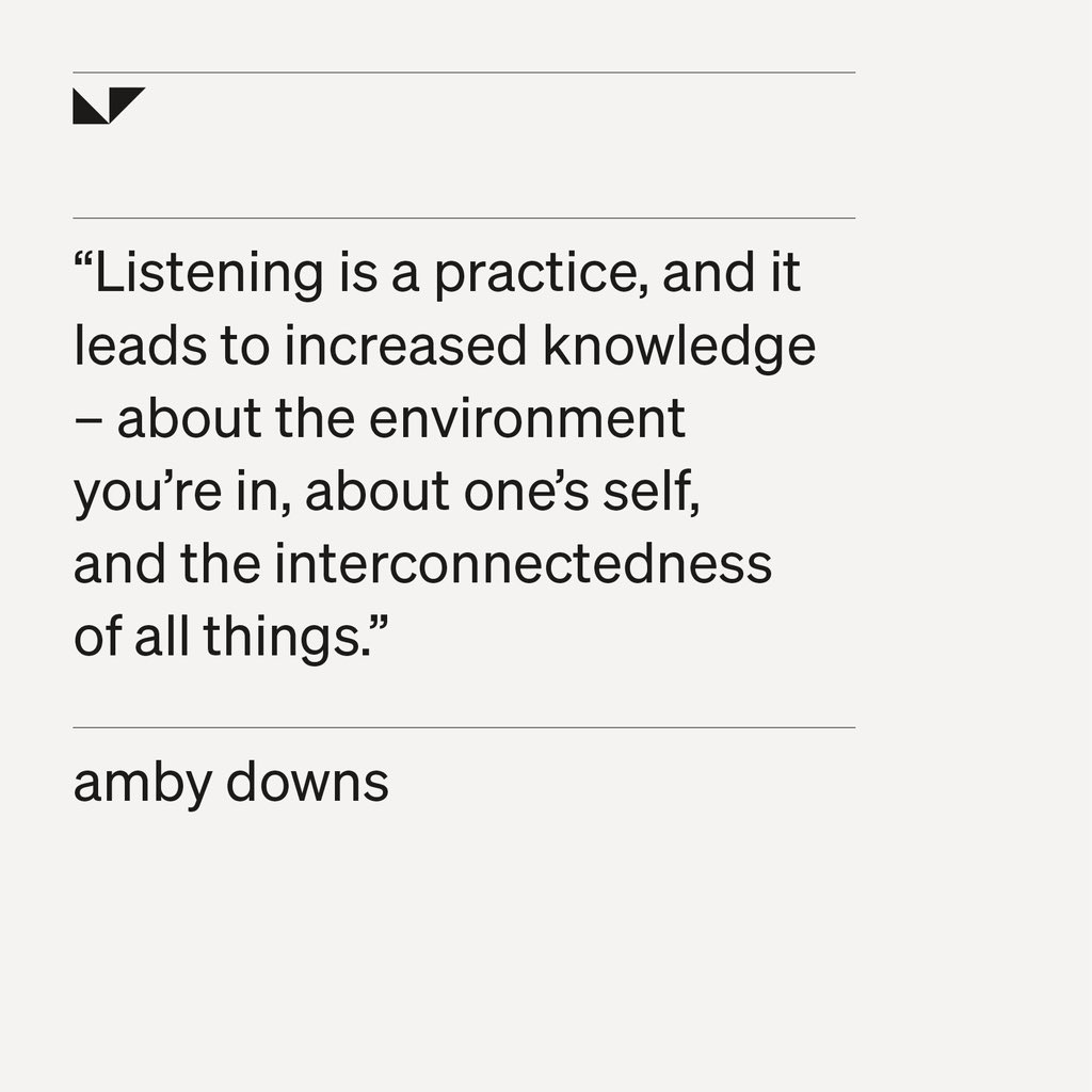 As amby downs, composer Tahlia Palmer blends field recordings with domestic sounds to explore the tensions of colonised land and the regenerative cycles of Country in her piece garrawang + biderap: black field cricket mating song - a deeply resonant evocation of space.