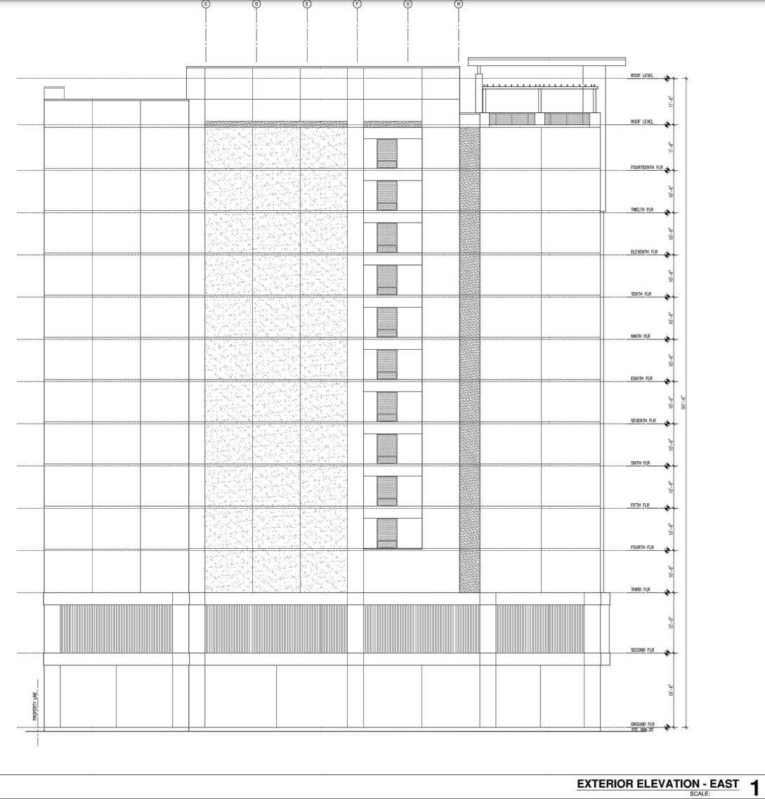 TheATX1's tweet photo. A site plan has been filed for a 14-story Home 2 Suites hotel at Guadalupe &amp; MLK.  It'll have 170 rooms, and the site was formerly a Pizza Hut and some small retail buildings. https://t.co/G0G8DXxNzo