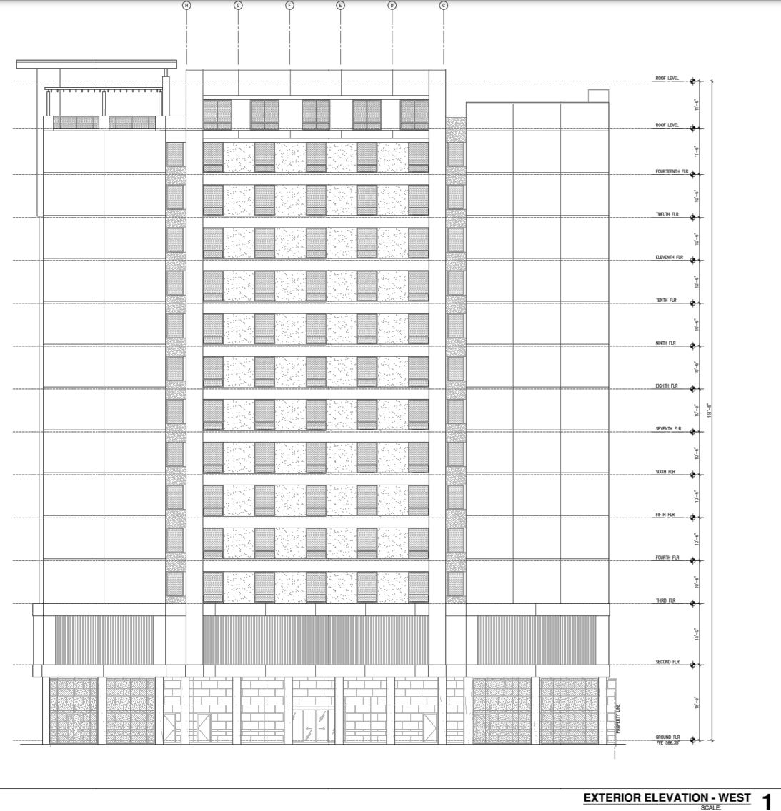 TheATX1's tweet photo. A site plan has been filed for a 14-story Home 2 Suites hotel at Guadalupe &amp; MLK.  It'll have 170 rooms, and the site was formerly a Pizza Hut and some small retail buildings. https://t.co/G0G8DXxNzo