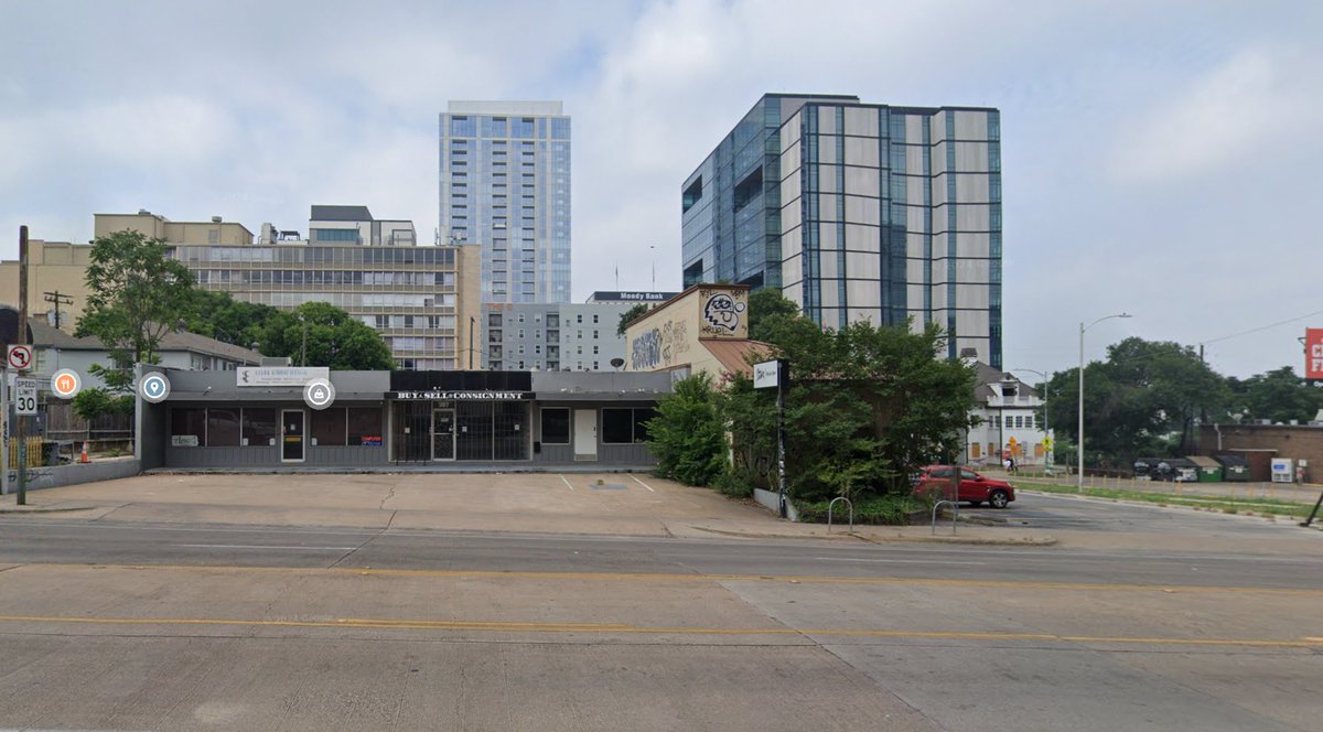 TheATX1's tweet photo. A site plan has been filed for a 14-story Home 2 Suites hotel at Guadalupe &amp; MLK.  It'll have 170 rooms, and the site was formerly a Pizza Hut and some small retail buildings. https://t.co/G0G8DXxNzo
