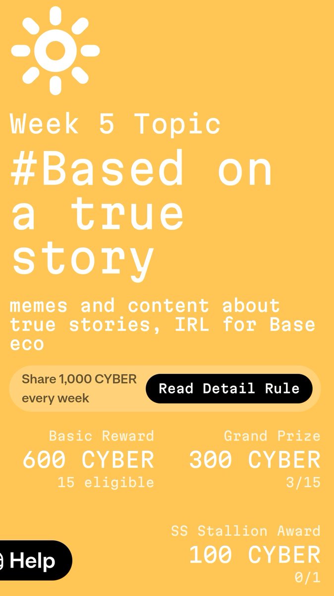 toledodaniel48's tweet photo. Let's join new summer 
@BuildOnCyber @Optimism @Web3WithBinance 
Complete the creative bounties now! #SocialSummer https://t.co/wGGUJ9TRJB