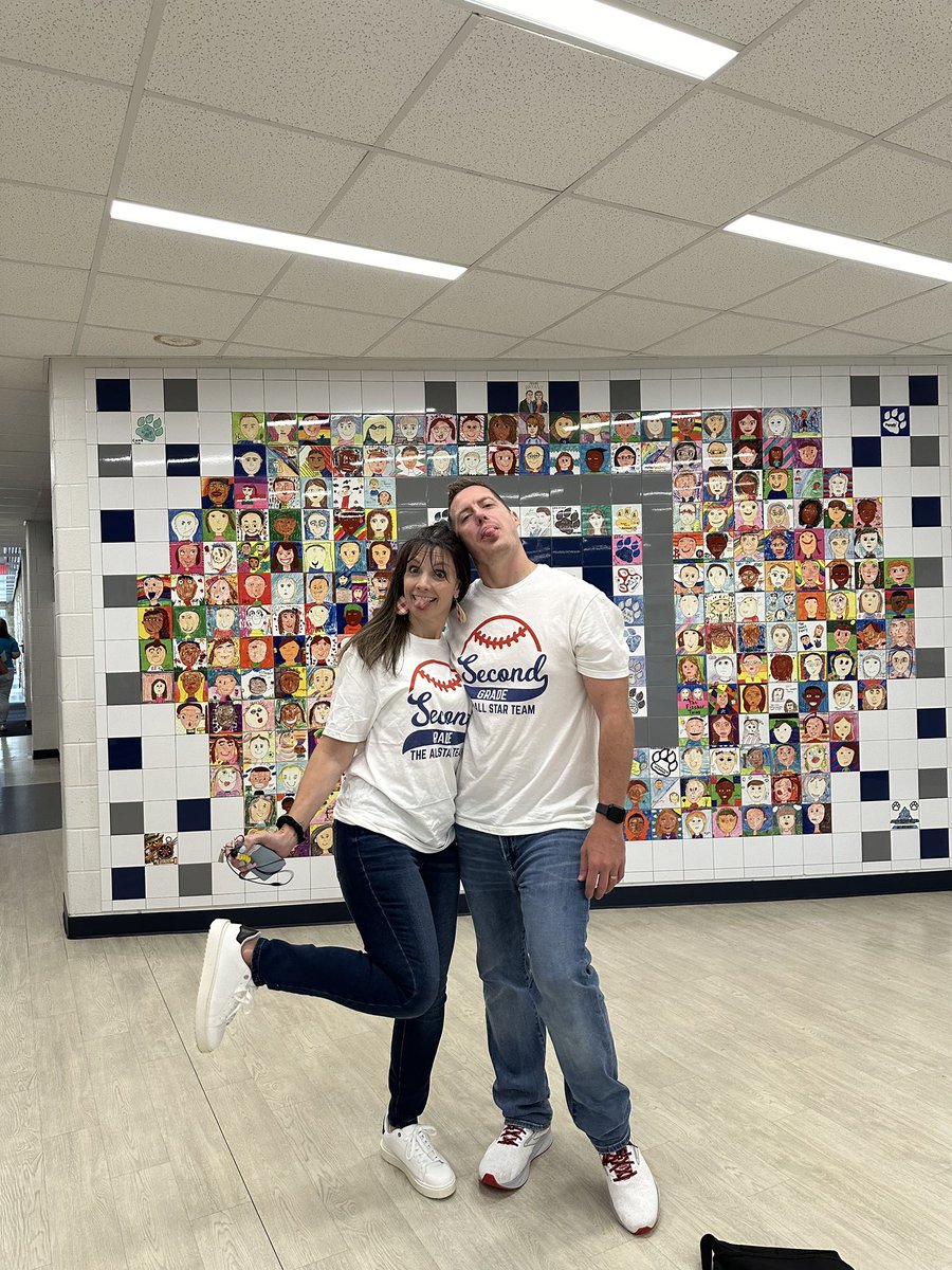 Mrs. Fry and I were twinning! #bengalpride