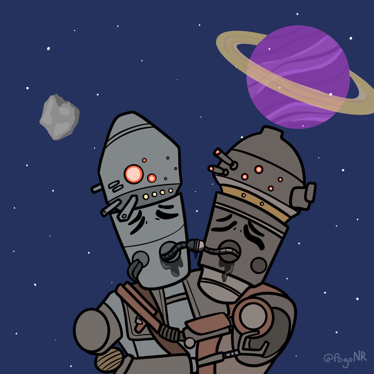 ok i did it (at what cost), but i have no idea what to name this ship?? rhyika-wars? ig-rhyika? smoochie bots?!