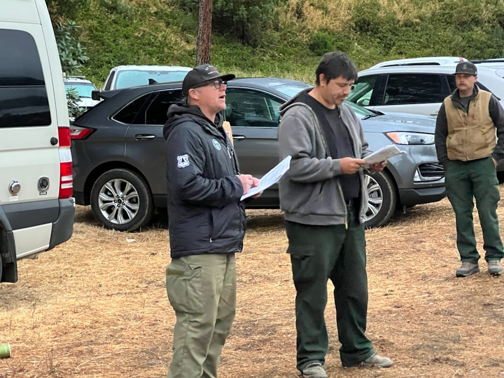 LakeTahoeUSFS's tweet photo. LTBMU Engine 341 & Tallac Hotshots are assisting @SixRiversNF with the Boise Fire. In addition, LTBMU's Fire Planner, Ted King, is serving as Division Chief. View latest on the fire at https://t.co/U9ToPsFVdJ. #MutualAid #Engine341 #TallacHotshots #BoiseFire #FireYear2024 https://t.co/Dda7ErlQLL