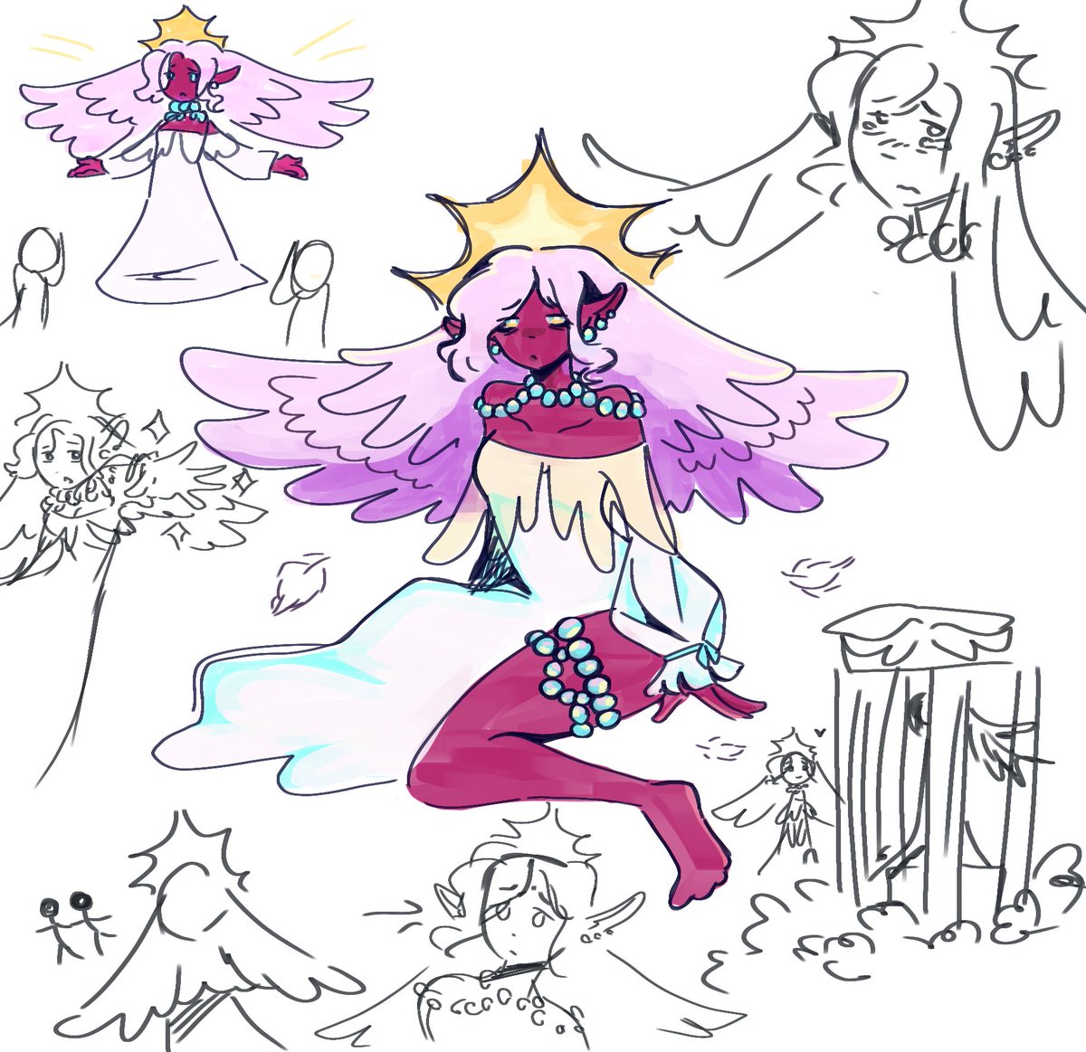 Leestuckin2016's tweet photo. Hi #promotwt time! 
I'm whoops/Lee and I use any prns aroace ^^ 
I'm an artist (that does commisions:3) 
I really like #DnD(I play 5e), #scarlethollow , #slaytheprincess , #exocolonist , #sealtwt , and #MILGRAM 

Here's some of my art, follow to be moots ^^ #arttwt https://t.co/snsl16Hk1u