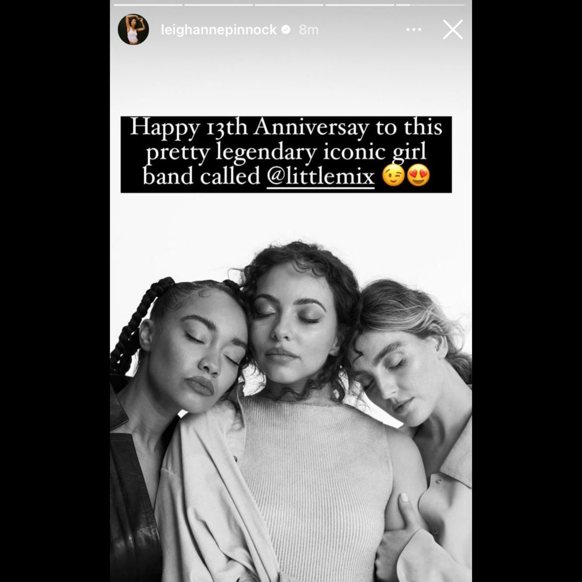 JADE tea room โ๏ธ (@jadetearoom) on Twitter photo Leigh-Anne marks Little Mixโs 13-year anniversary on Instagram:
โHappy 13th Anniversary to this pretty legendary iconic girl band called <a href="/LittleMix/">Little Mix</a> ๐๐โ Leigh-Anne marks Little Mixโs 13-year anniversary on Instagram:
โHappy 13th Anniversary to this pretty legendary iconic girl band called <a href="/LittleMix/">Little Mix</a> ๐๐โ