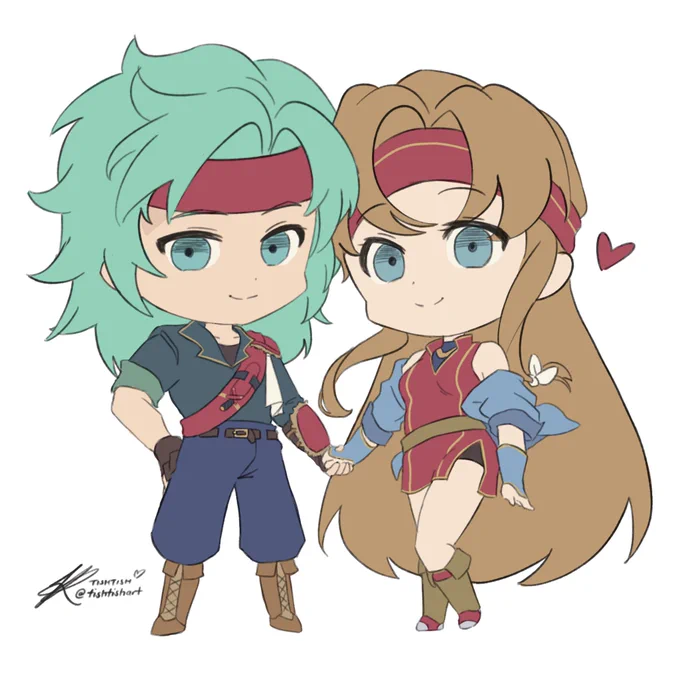 Part of my art trade with  ! Their OCs were a joy to draw  