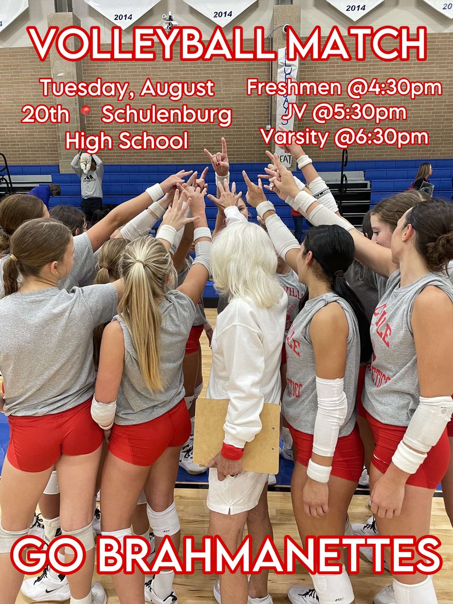 TOMORROW IS GAMEDAY FOR BRAHMANETTES!!! 

Be there &amp; be loud 🐮❤️

#BellvilleVolleyball #Brahmanettes #BellvilleSports