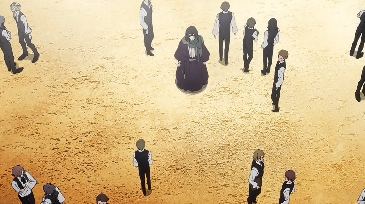 •|من الحلقة الاولى :

الكلان عبارة عن مدرسة داخيلية يعيش فيها الشباب و المراهقون الذين يمرون بمرحلة الشرنقة و يتولى الاساتذة فيها تعليمهم و مساعدتهم على تجاوز هذه المرحلة
_______________
#تروفامب #حضانة_ديليكو