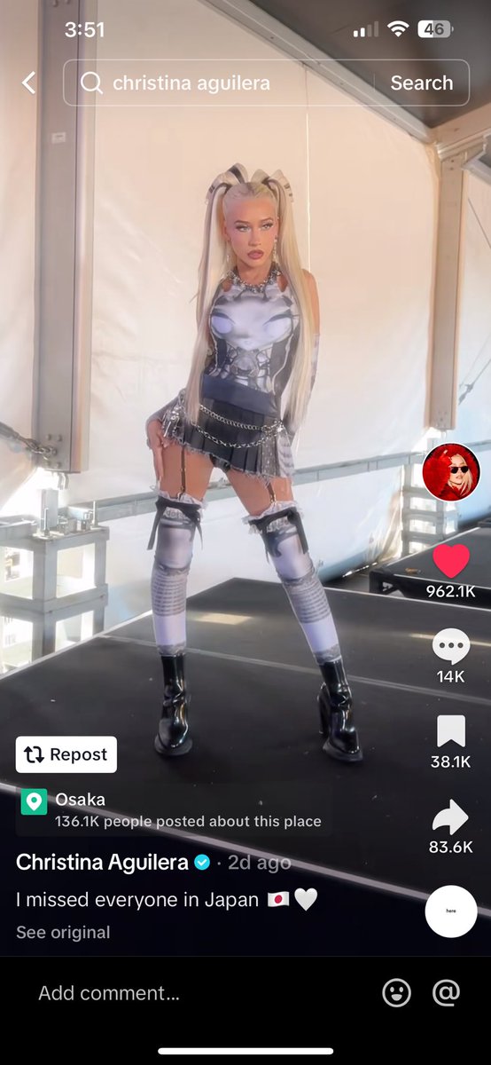 JusTina_AT's tweet photo. About to hit a million likes on TikTok!
#HerHatersTears #MadForWhat🤣 https://t.co/Ic3K85EvnB