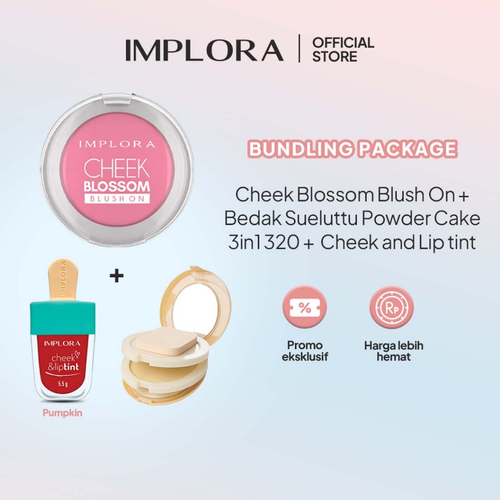 DiskonFlash's tweet photo. ✨ Implora Cheek Blossom Blush On✨

Cek disini 👇                
https://t.co/1Nh614xzy9 https://t.co/4EM0O00Ets