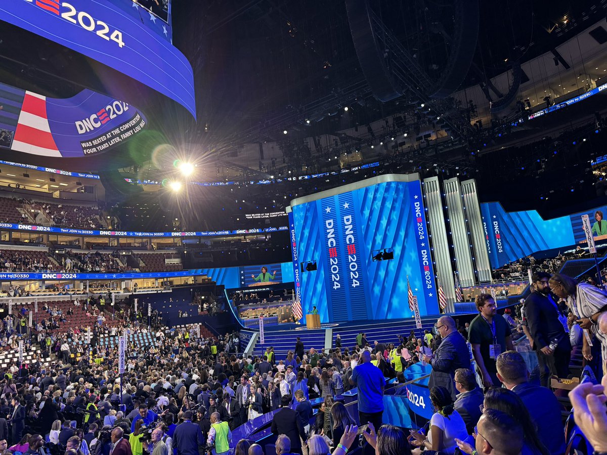 AaronSimsNV's tweet photo. Kicking off Night 1 of the 2024 @DemConvention! https://t.co/J2fTHikLaH