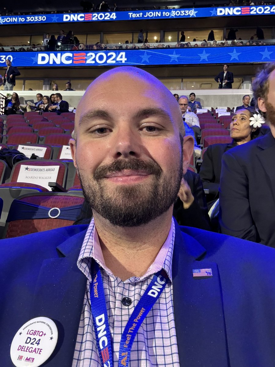 AaronSimsNV's tweet photo. Kicking off Night 1 of the 2024 @DemConvention! https://t.co/J2fTHikLaH