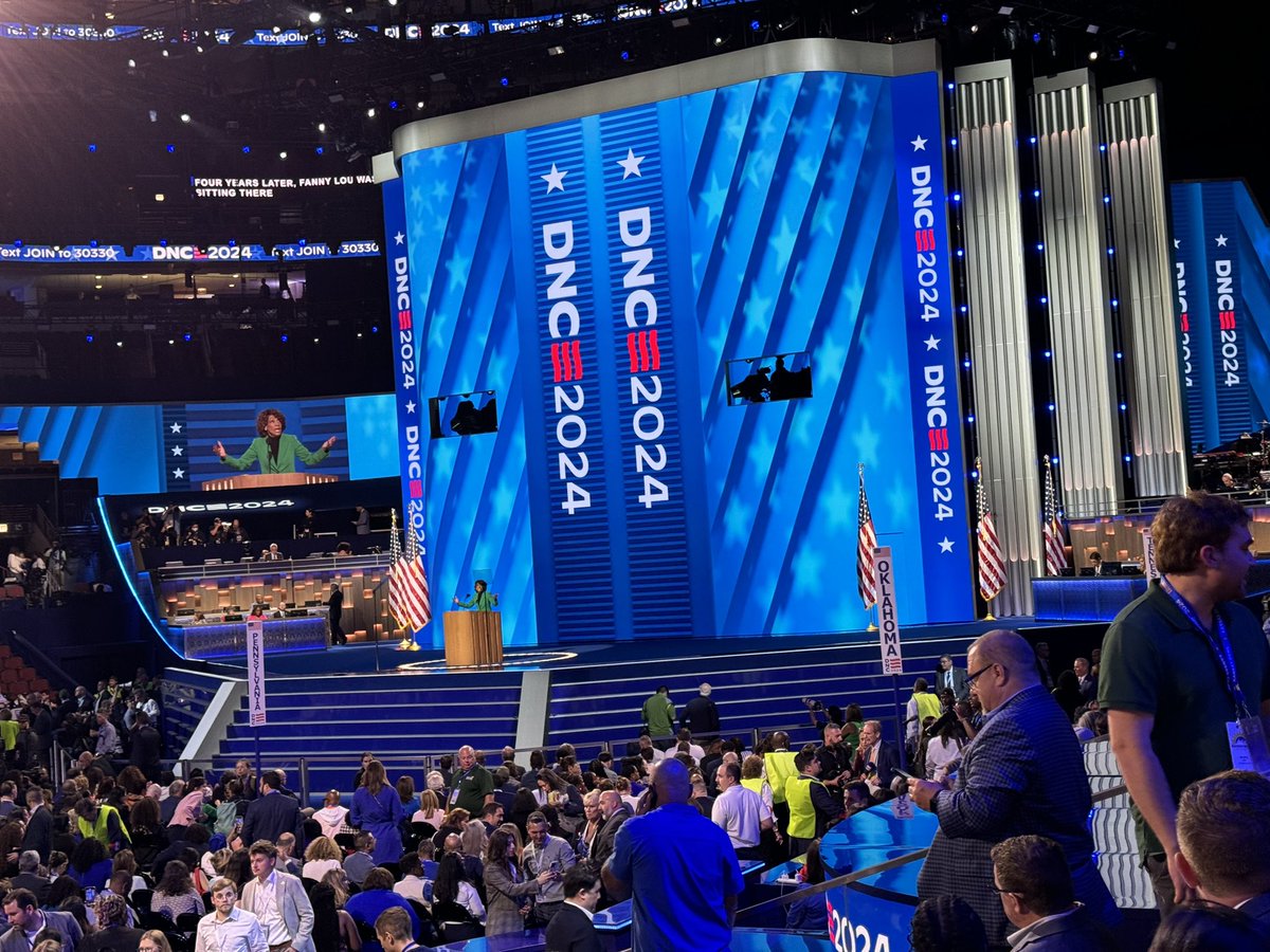 AaronSimsNV's tweet photo. Kicking off Night 1 of the 2024 @DemConvention! https://t.co/J2fTHikLaH
